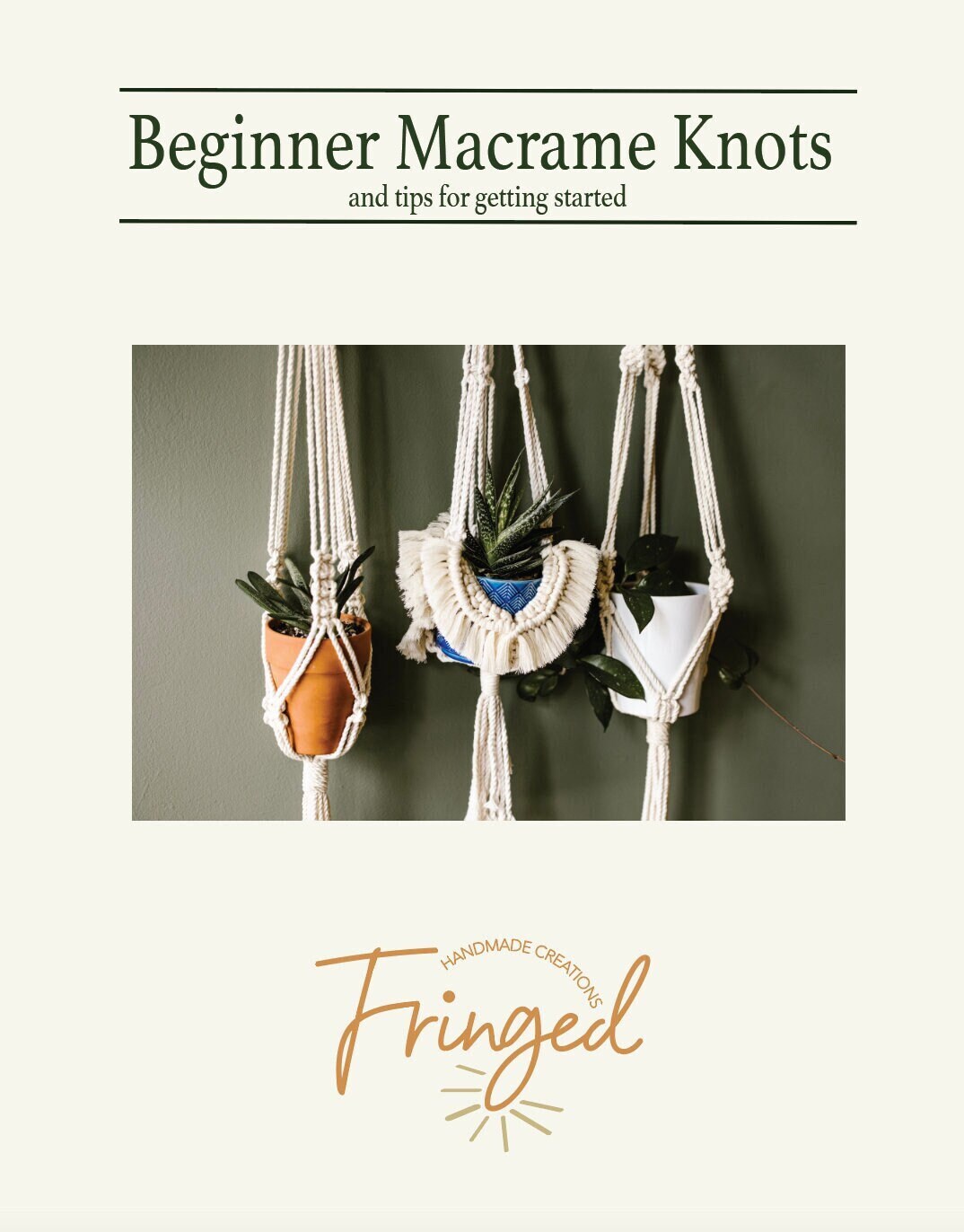 Why Knot - DIY Macrame Plant Hanger Kit – whyknotpa
