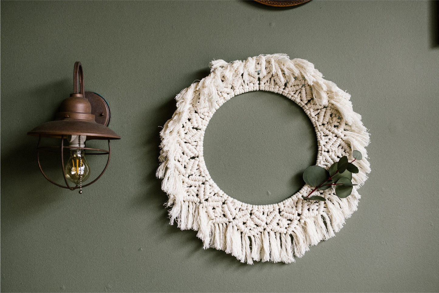 Macrame wreath